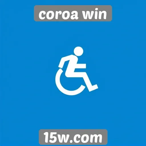 Acessibilidade e navegação no site coroa win