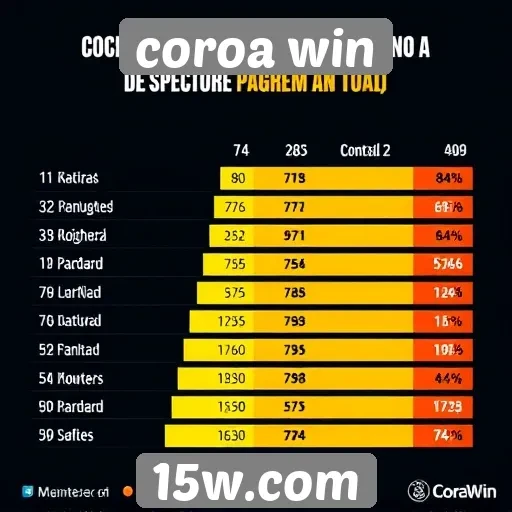 Estatísticas de jogadores ativos na Coroa Win